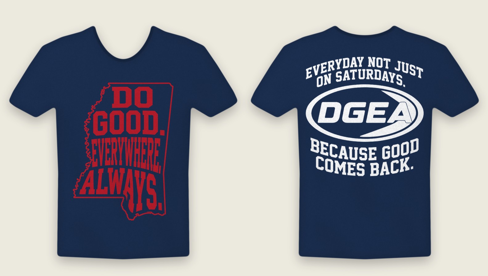 State of Mississippi tee, Navy